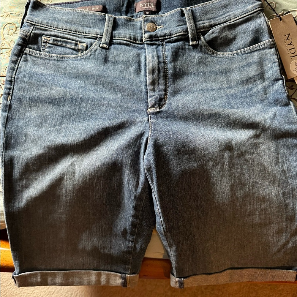 Denim shorts